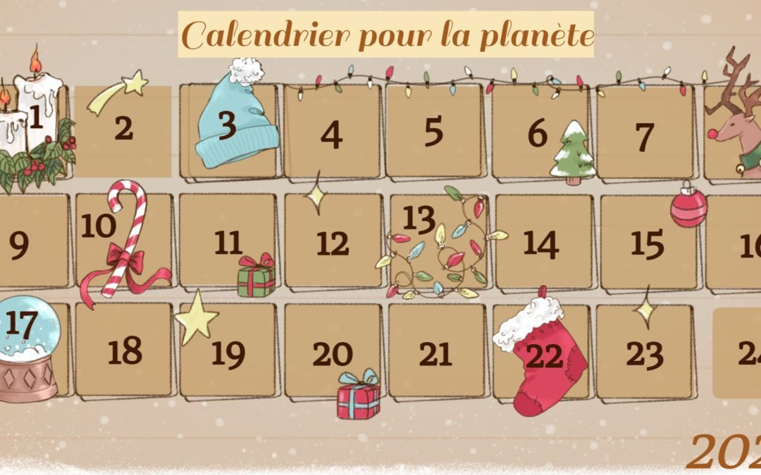 Calendrier écoresponsable de l’Avent